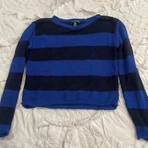 Lauren by Ralph Lauren blue knit sweater